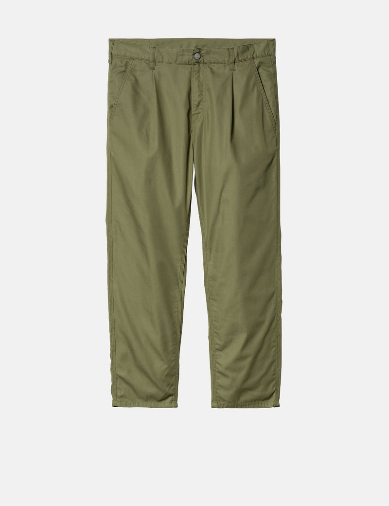 Carhartt-WIP Abbott Pant - Dundee Green Rinsed