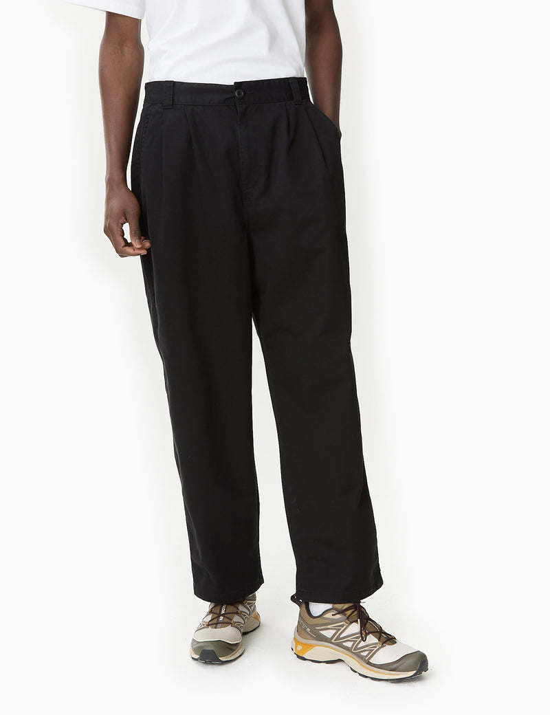 Carhartt-WIP Marv Pant - Black Stone Washed