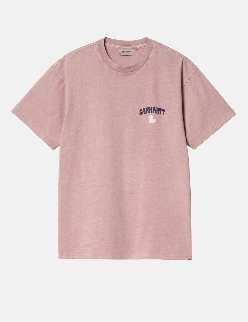 Carhartt-WIP Duckin' T-Shirt (Loose) - Glassy Pink | Urban