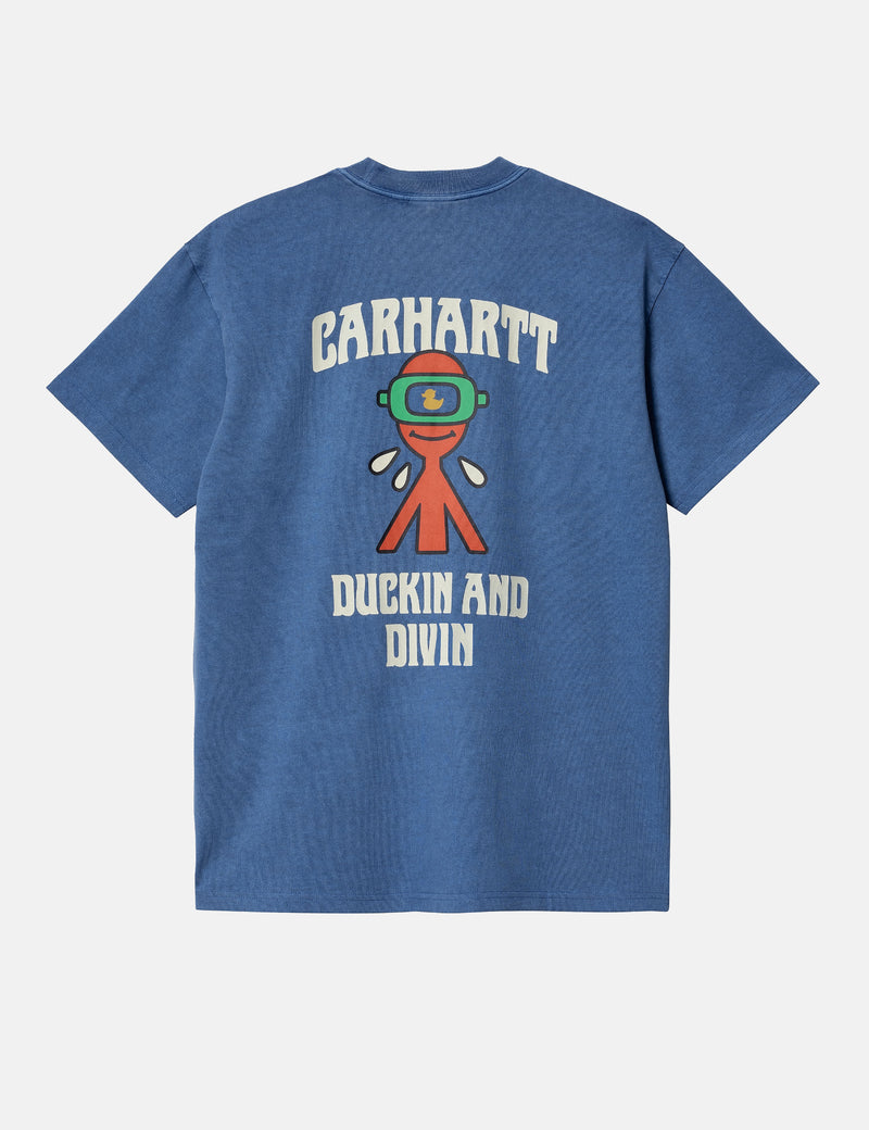 Carhartt-WIP Duckin' T-Shirt (Loose) - Acapulco Blue