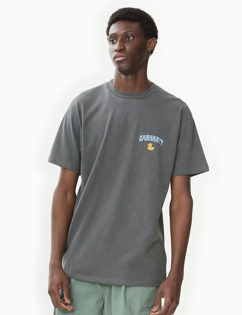 Carhartt-WIP Duckin' T-Shirt (Loose) - Black Garment Dyed