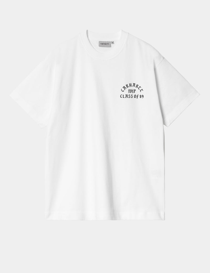 Carhartt-WIP Class of 89 T-Shirt (Loose) - White/Black