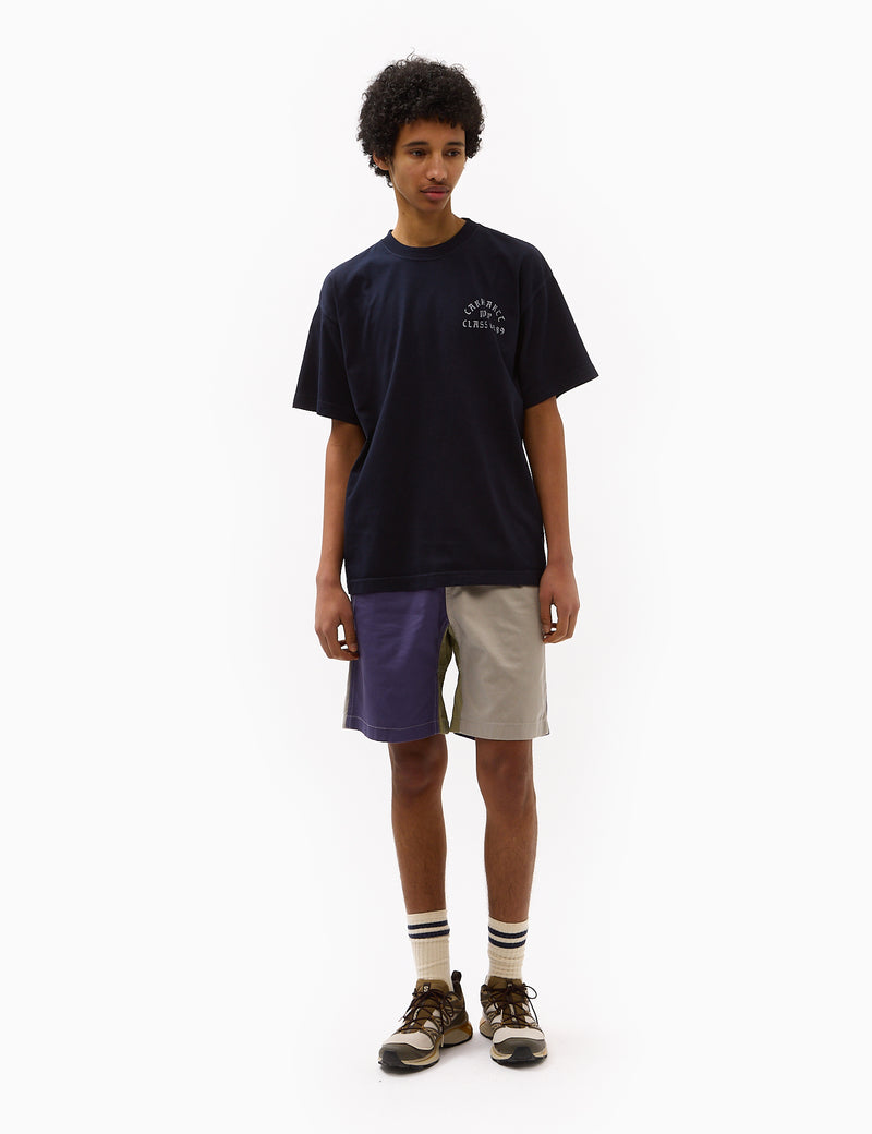 Carhartt-WIP S/S Class of 89 T-Shirt (Loose) - Dark Navy/White