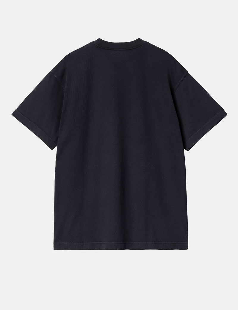 Carhartt-WIP S/S Class of 89 T-Shirt (Loose) - Dark Navy/White