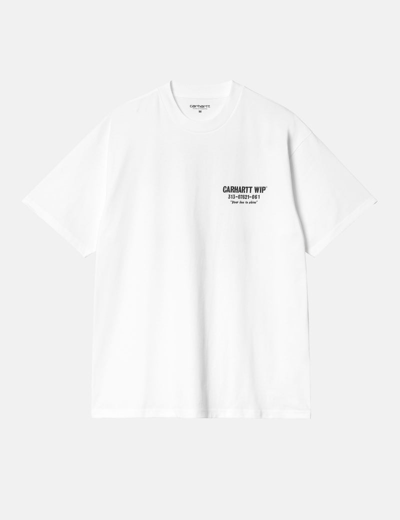 Carhartt-WIP Less Troubles T-Shirt (Loose) - White/Black