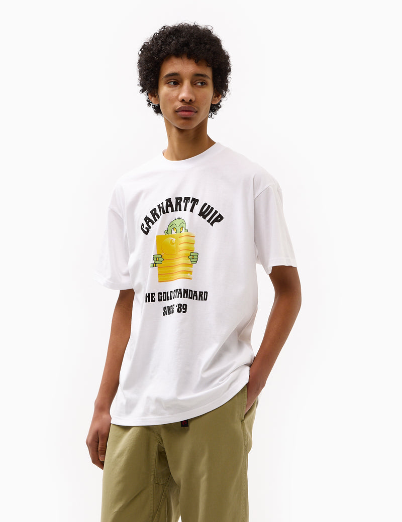 Carhartt-WIP Gold Standard T-Shirt (Loose) - White