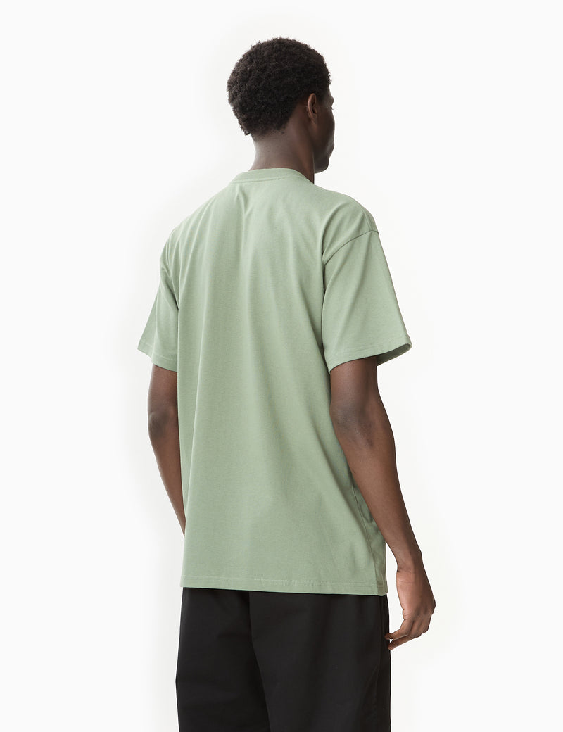 Carhartt-WIP Icons T-Shirt (Loose) - Park Green/Black