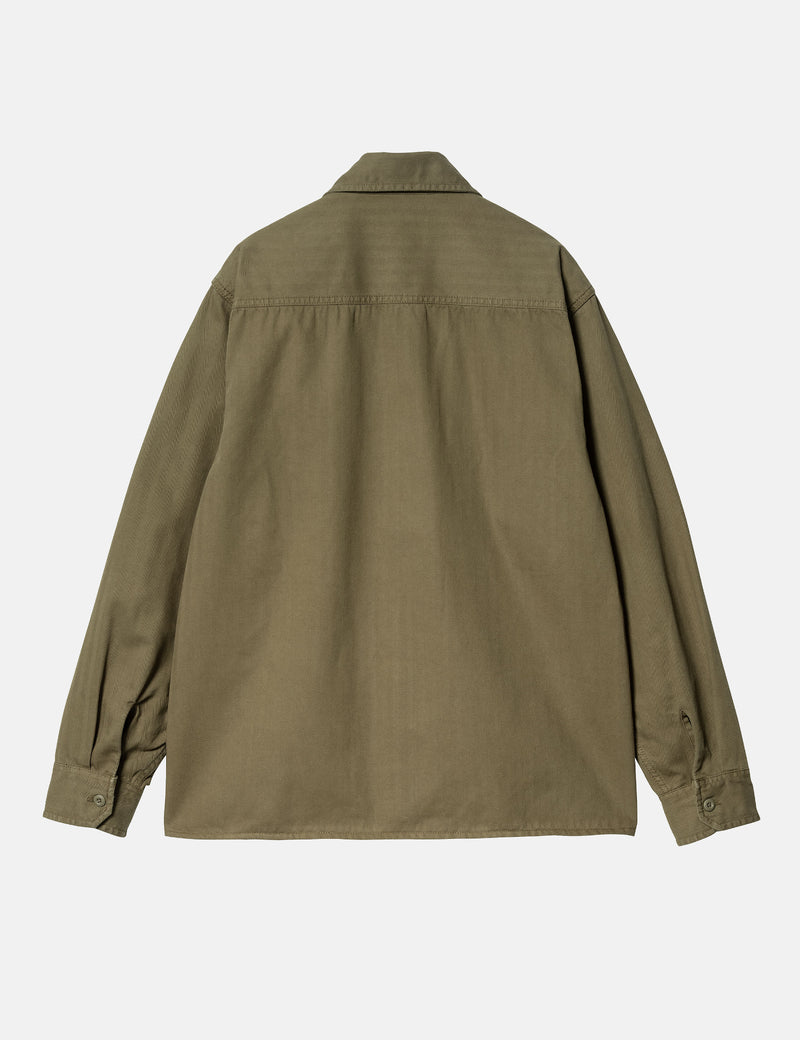 Carhartt-WIP Rainer Over Shirt - Dundee Green Garment Dyed