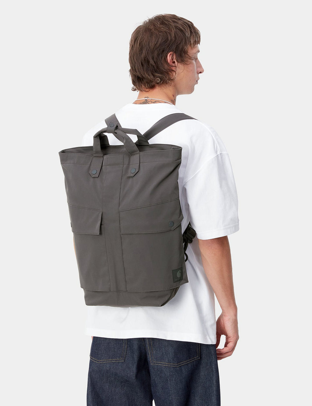 Carhart Work In Progress Balto Gray Convertible Backpack Crossbody Bag WIP Carhartt Work In Progress Gray Balto Backpack Carhartt WIP main image 4