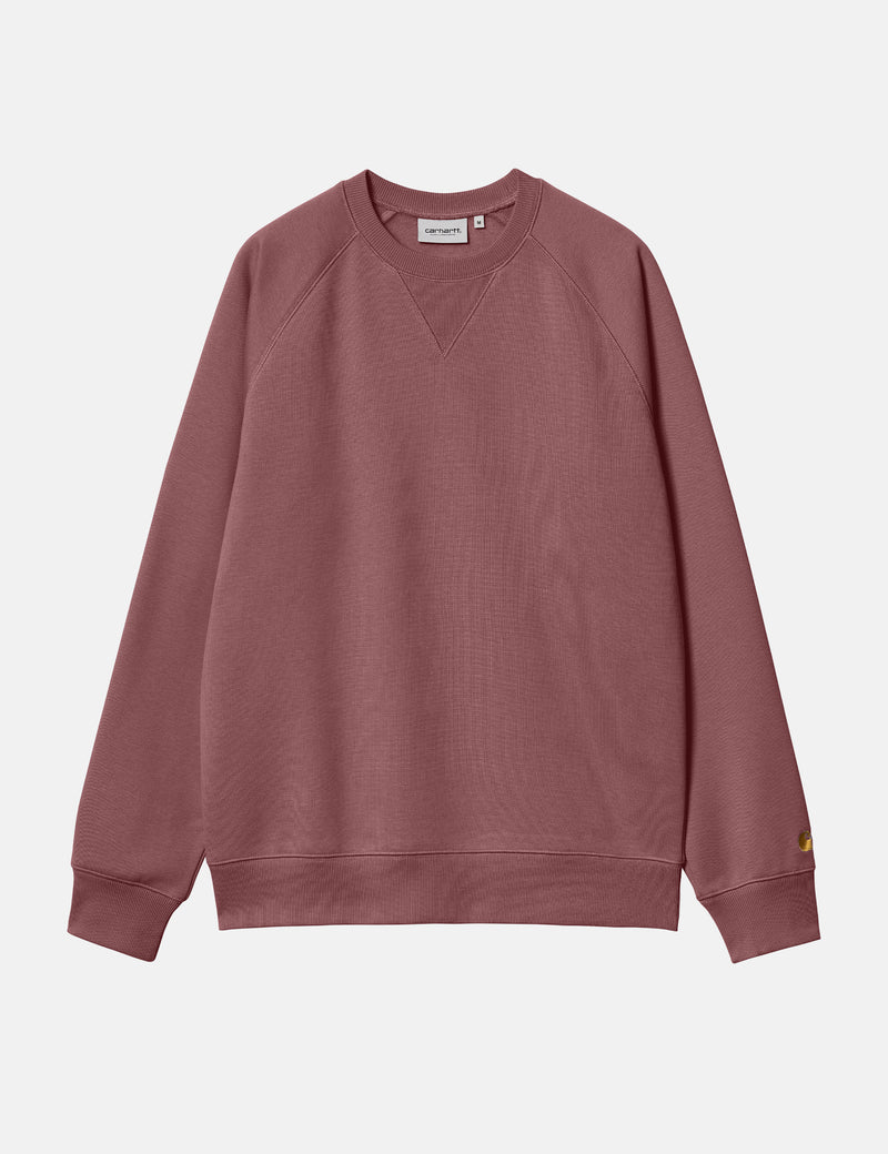 Carhart WIP Chase Sweatshirt - Dusty Fuchsia