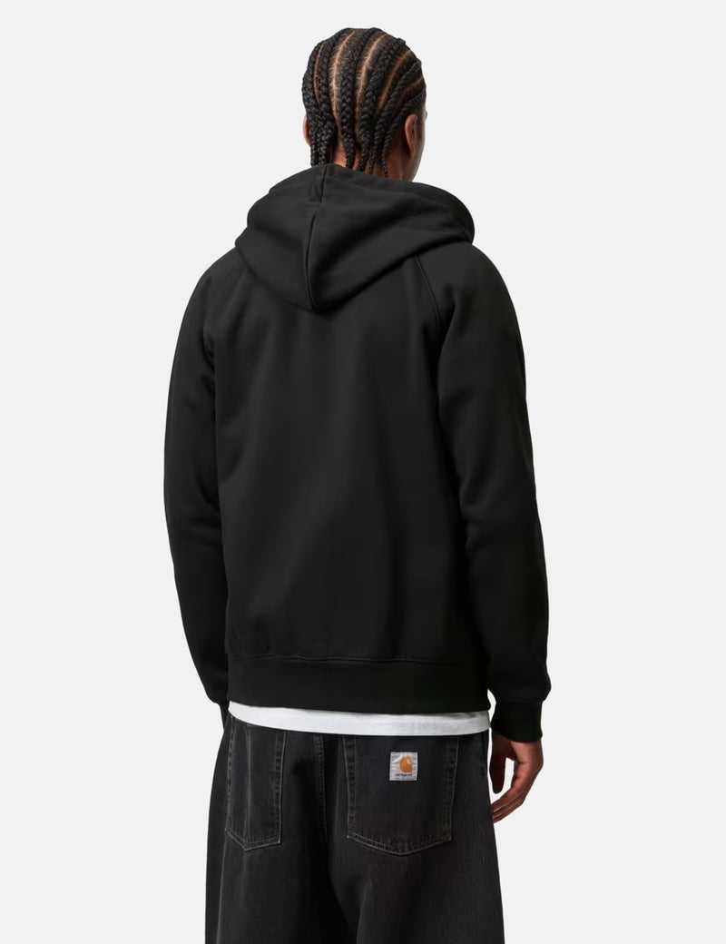 Carhartt WIP Hooded Chase Jacket - Black/Gold