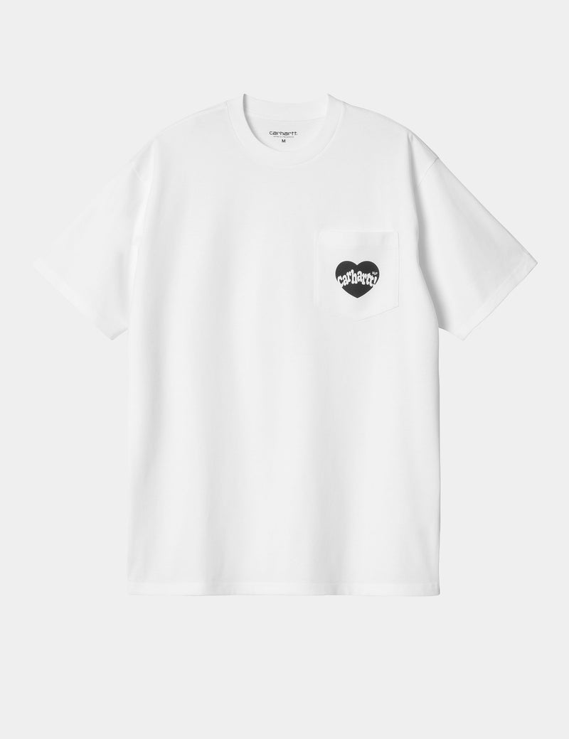 Carhartt WIP Amour Pocket T-Shirt - White