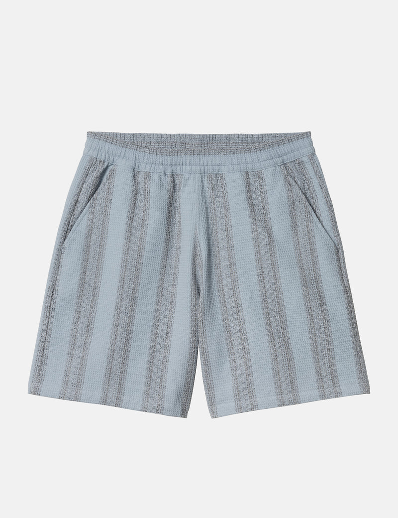 Carhartt WIP Dodson Stripe Shorts - Misty Sky Blue