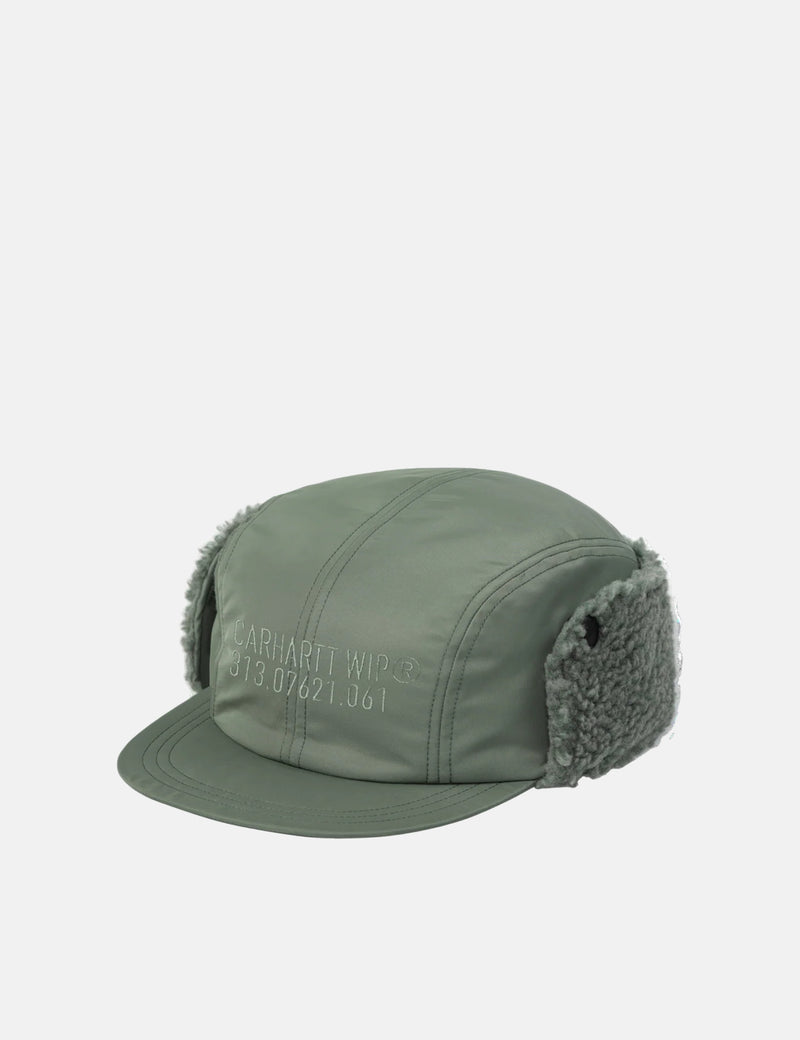 Carhartt WIP Olten Ear Flat Cap - Duck Green