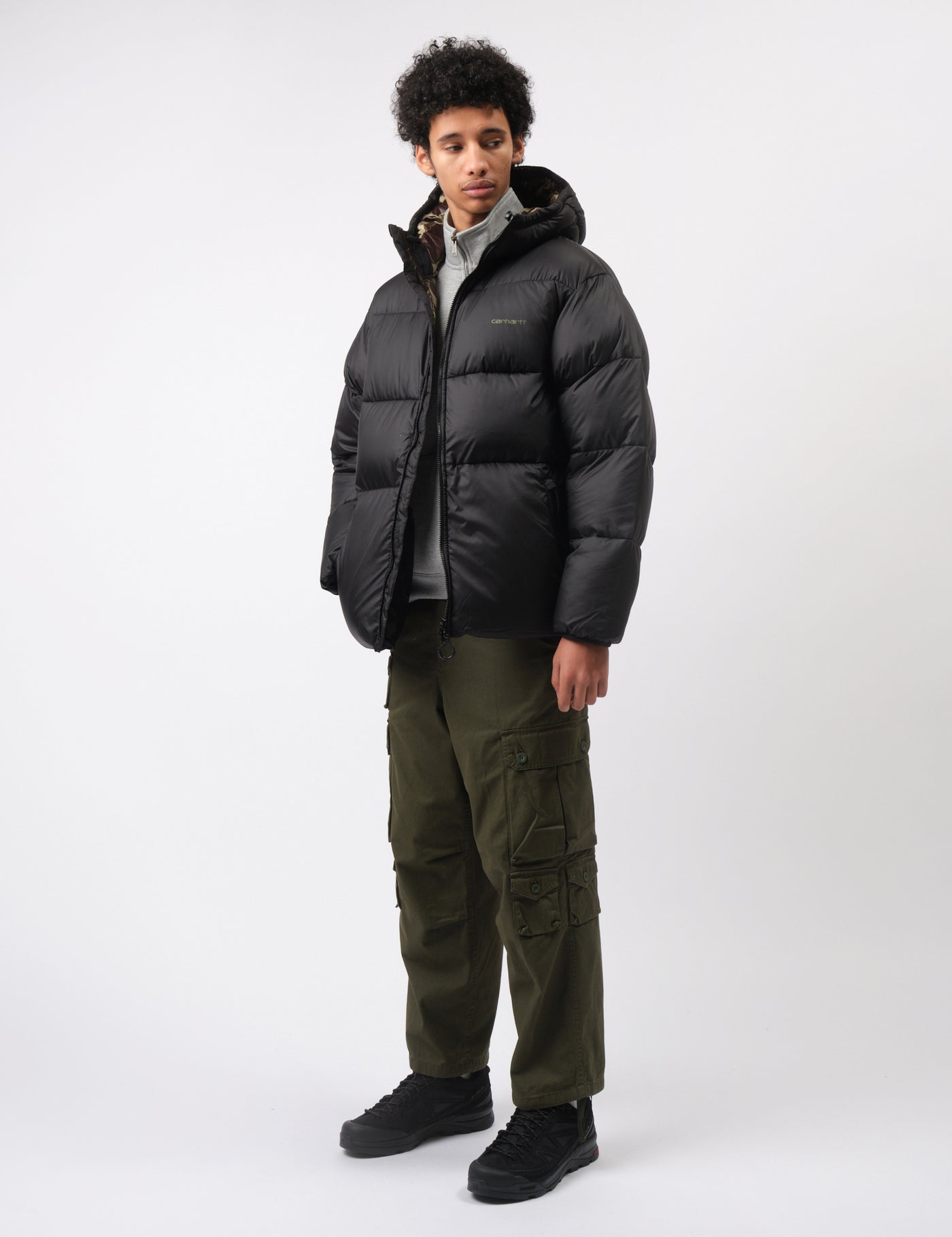 Carhartt WIP Toronto Jacket - Black/Camo Duck Green | Urban Excess 