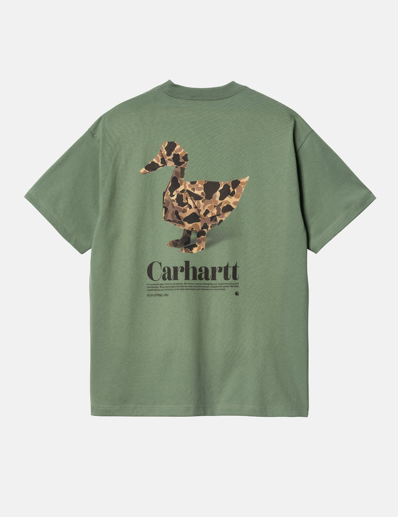 Carhartt WIP Fold Duck T-Shirt (Loose) - Duck Green | Urban
