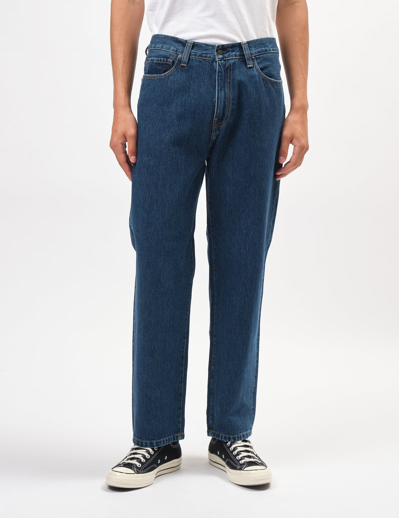 Carhartt WIP Aaron Pant (Smith Denim) Blue Stone Washed UE