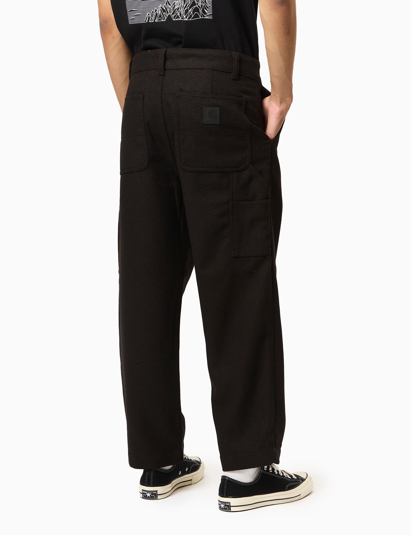 Carhartt WIP Truman Pant (Wool Herringbone) - Chocolate | Urban