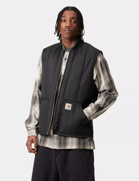 LACHLAN VEST LINER - Black ラクランベストライナー Carhartt WIP Lachlan Vest Liner - Black | Urban Excess