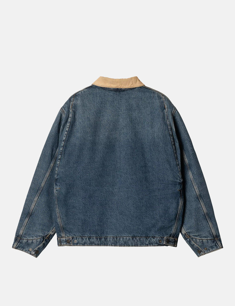 Carhartt WIP OG Detroit Jacket (Worn Used Wash) - Blue