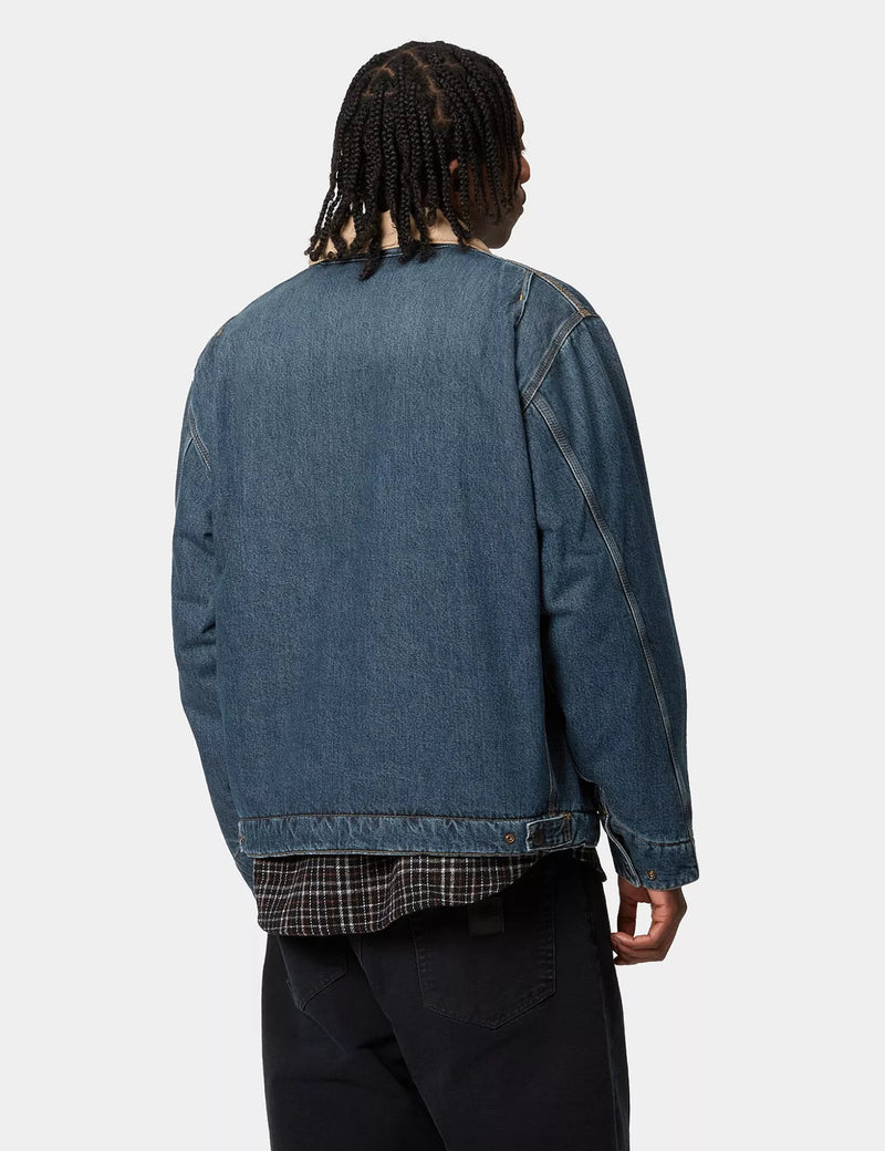 Carhartt WIP OG Detroit Jacket (Worn Used Wash) - Blue