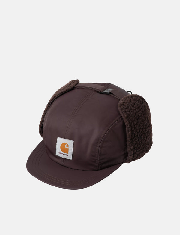 Carhartt WIP Oltera Ear Guard Cap - Palisander Brown