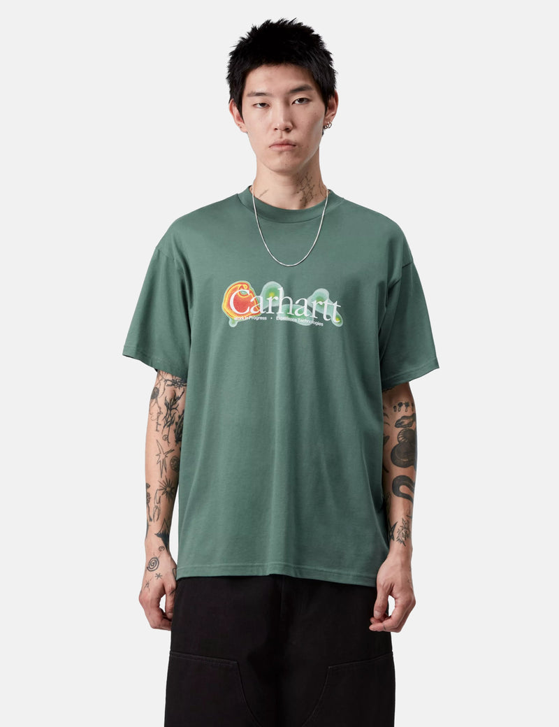 Carhartt WIP Experiential T-Shirt - Silver Pine Green