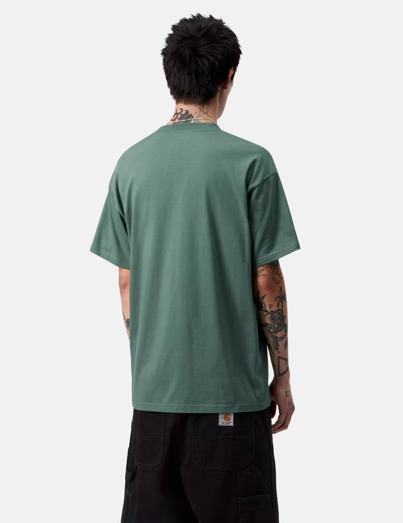 Carhartt WIP Experiential T-Shirt - Silver Pine Green