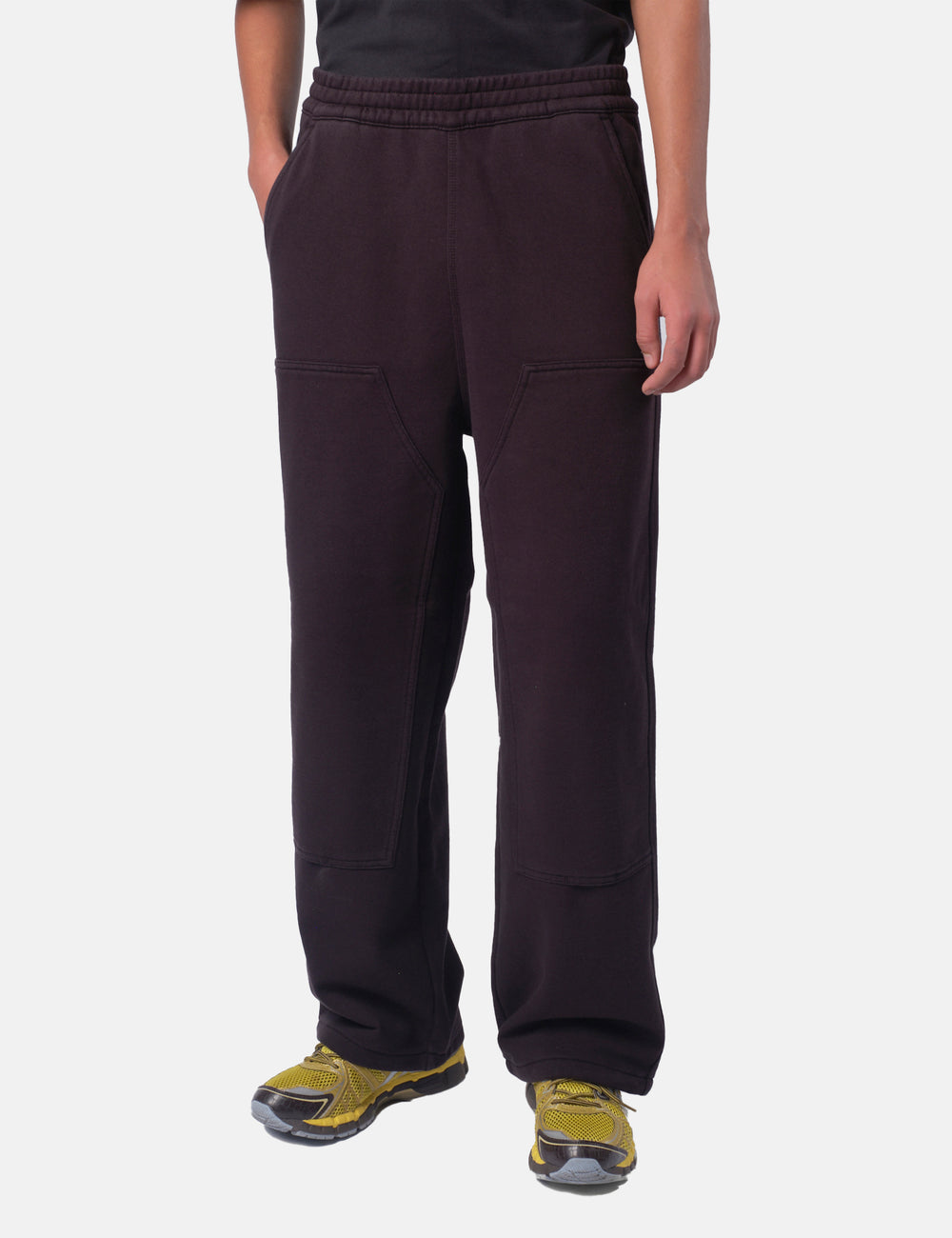 Carhartt WIP Double Knee Sweat Pant - Black Stone | Urban Excess