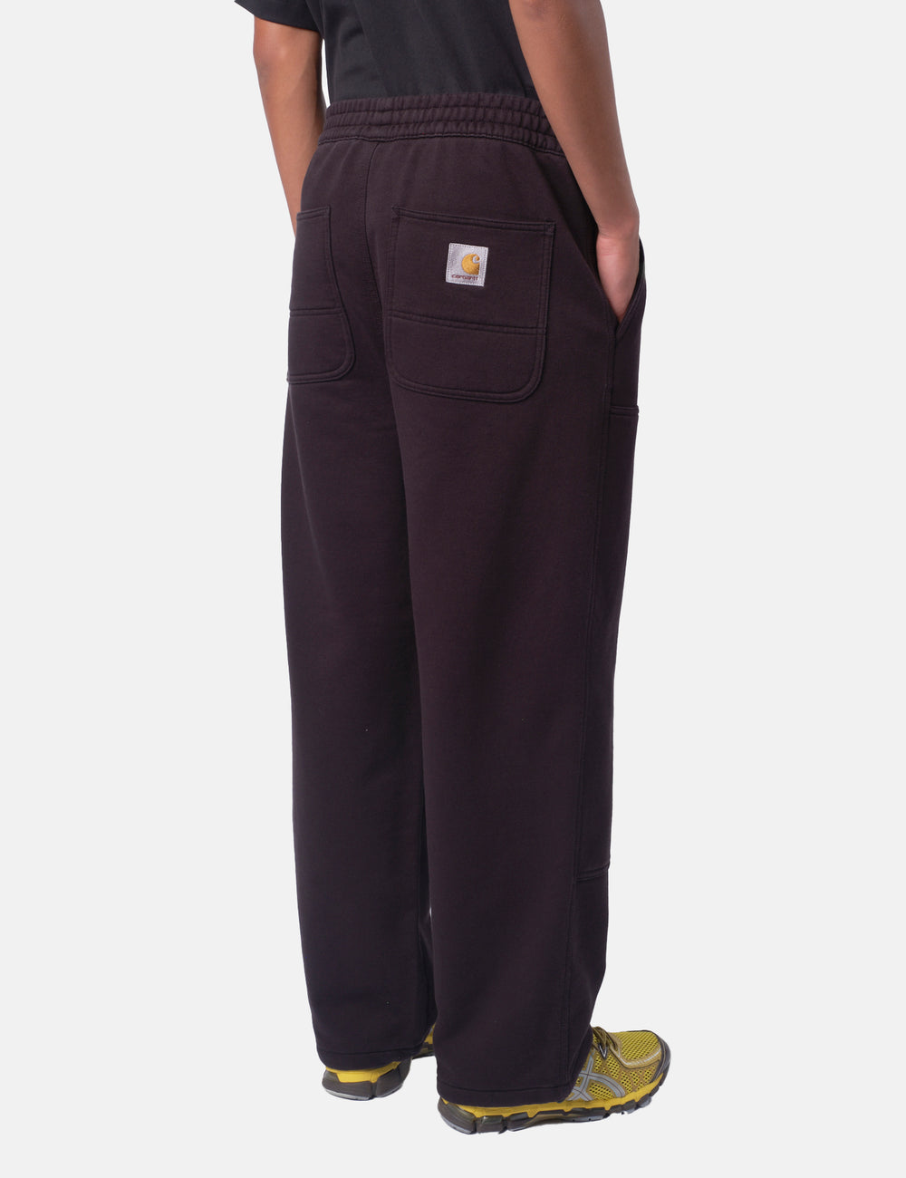 Carhartt WIP Double Knee Sweat Pant - Black Stone | Urban Excess