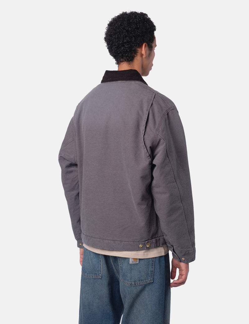 Carhartt WIP OG Detroit Jacket - Graphite/Black Stone Canvas