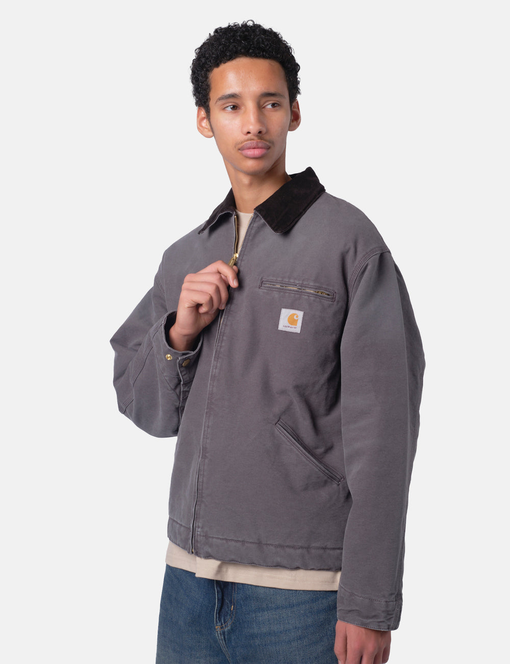 Carhartt WIP OG Detroit Jacket - Graphite/Black | Urban Excess