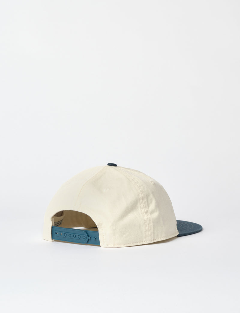 Carhartt WIP Alston Cap - Natural/Deep Lagoon
