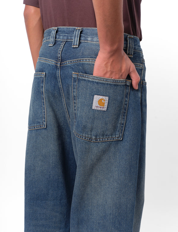 Carhartt WIP Brandon Pant - Blue Worn Used Wash