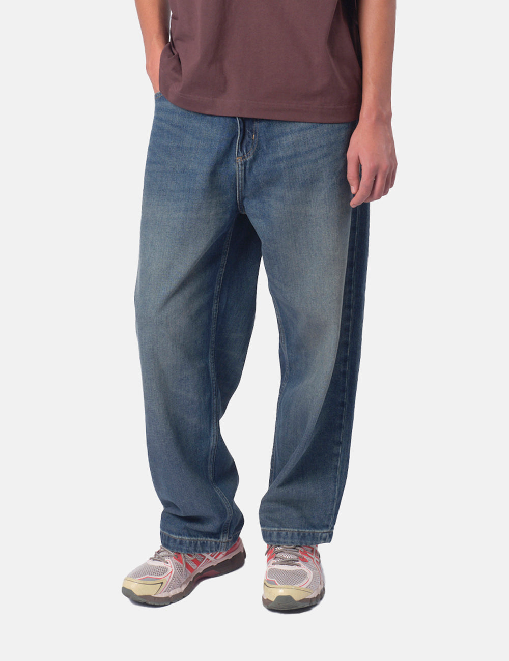 Carhartt WIP Brandon Pant - Blue Worn Used Wash | Urban Excess