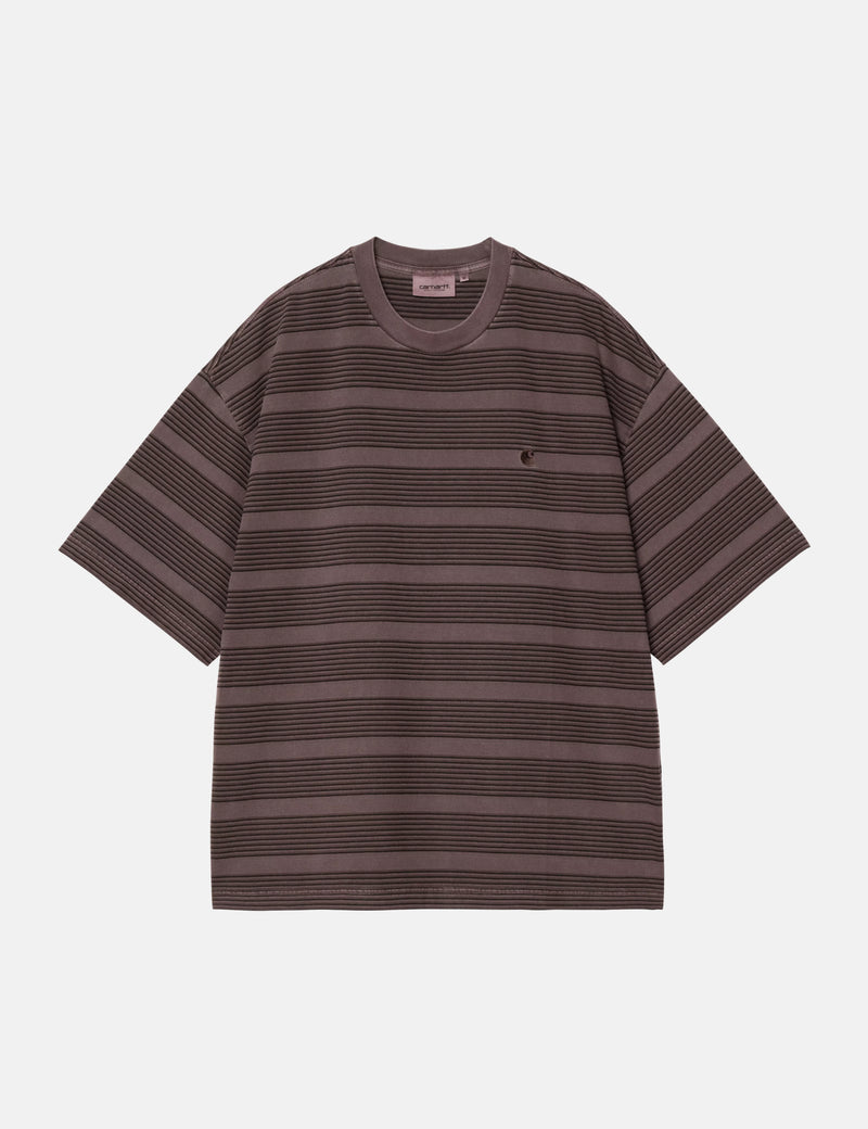 Carhartt WIP Hanson T-Shirt - Palisander Burgundy