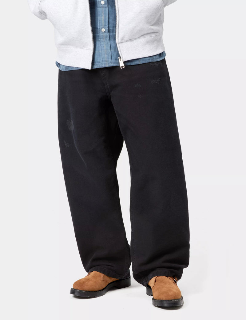 Carhartt WIP Brandon Pant - Black Grind Wash