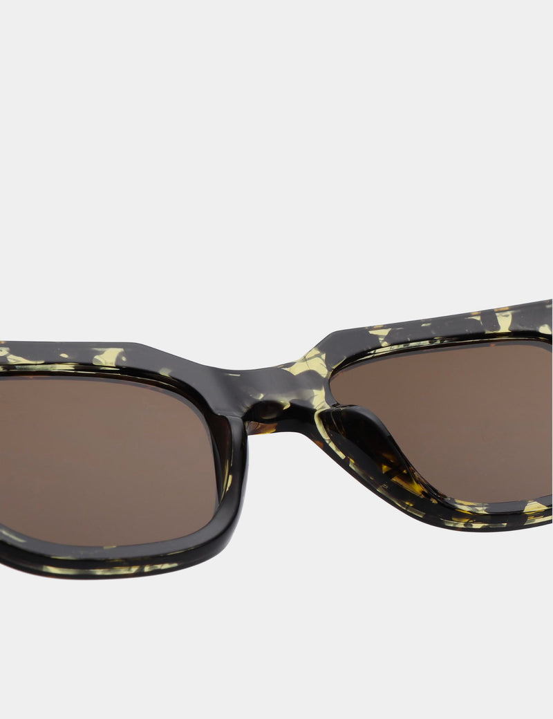 A. Kjaerbede Kaws Sunglasses - Black/Yellow Tortoise