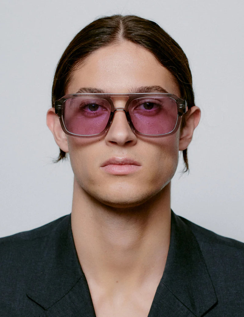 A. Kjaerbede Kaya Sunglasses - Grey Transparent