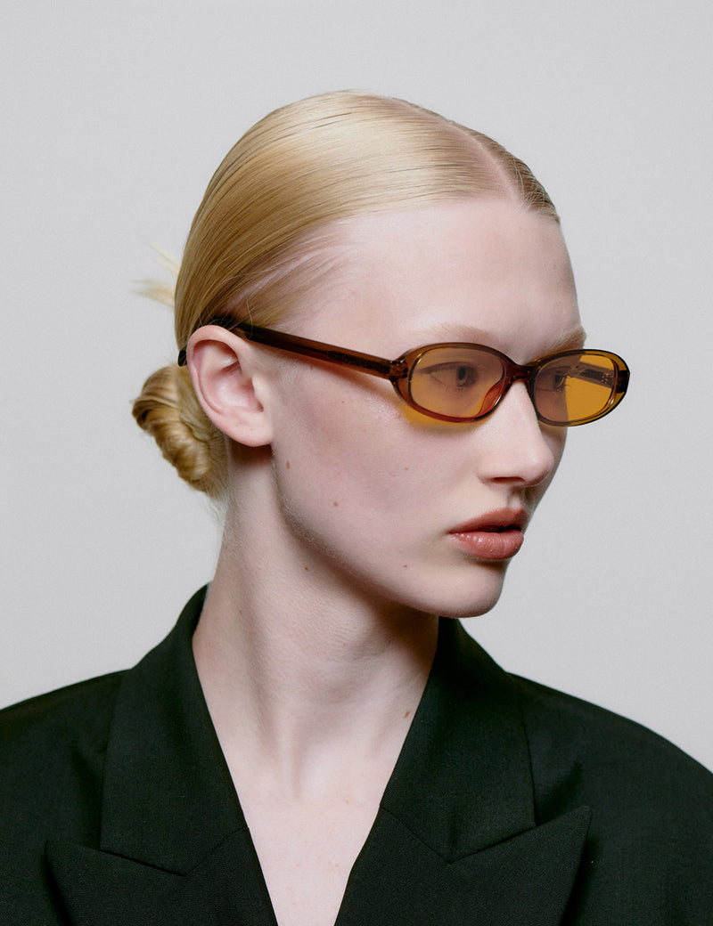 A. Kjaerbede Macy Sunglasses - Smoke Brown Transparent