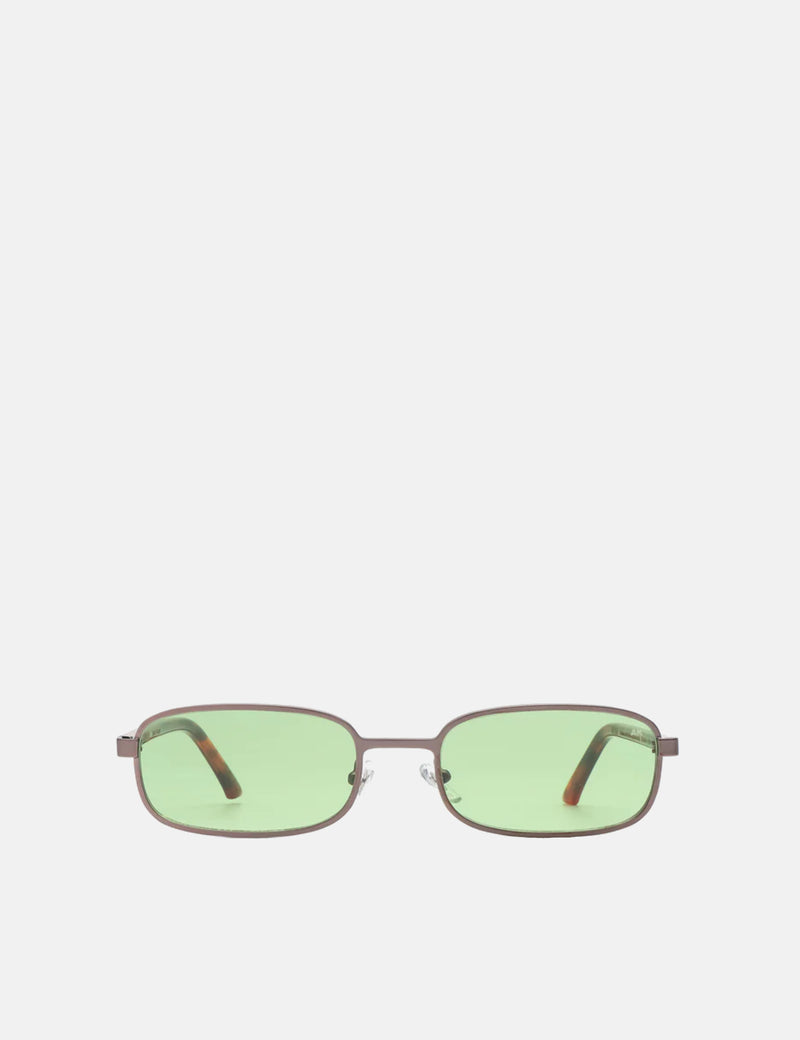 A.Kjaerbede Noah Sunglasses - Matte Gun Metal Havana