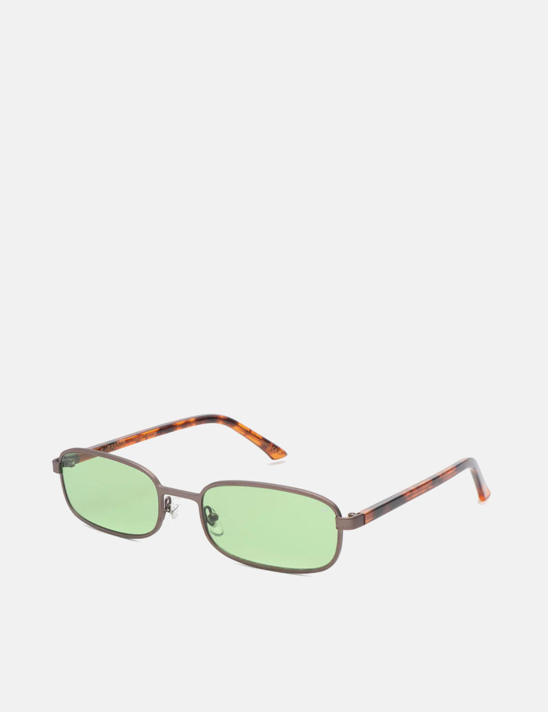 A.Kjaerbede Noah Sunglasses - Matte Gun Metal Havana