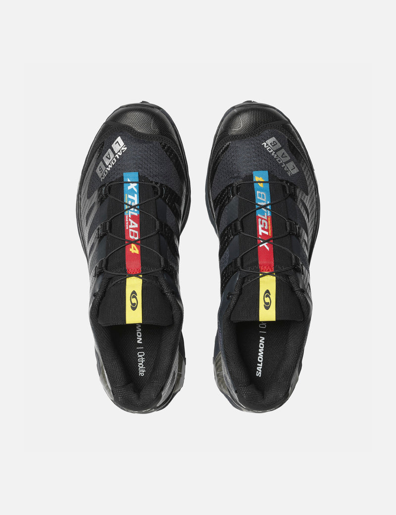 Salomon XT-4 OG Trainers - Black/Ebony/Silver Metallic X