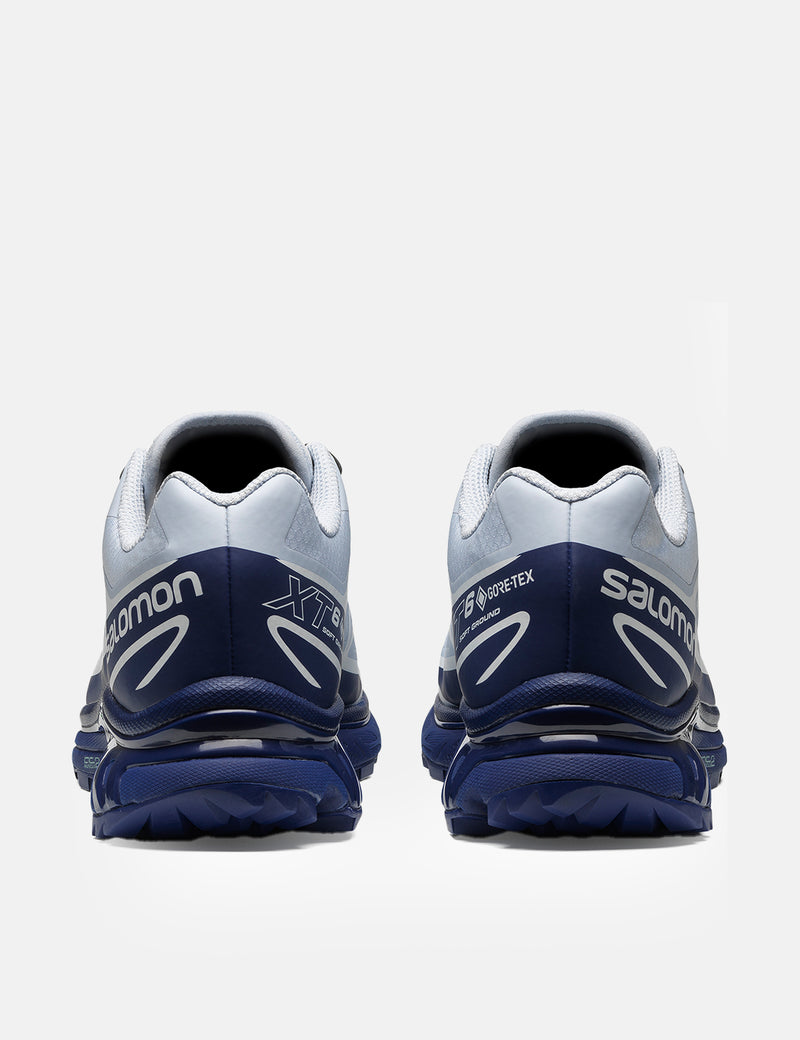 Salomon XT-6 GTX Trainers - Blue Print/Heather/White