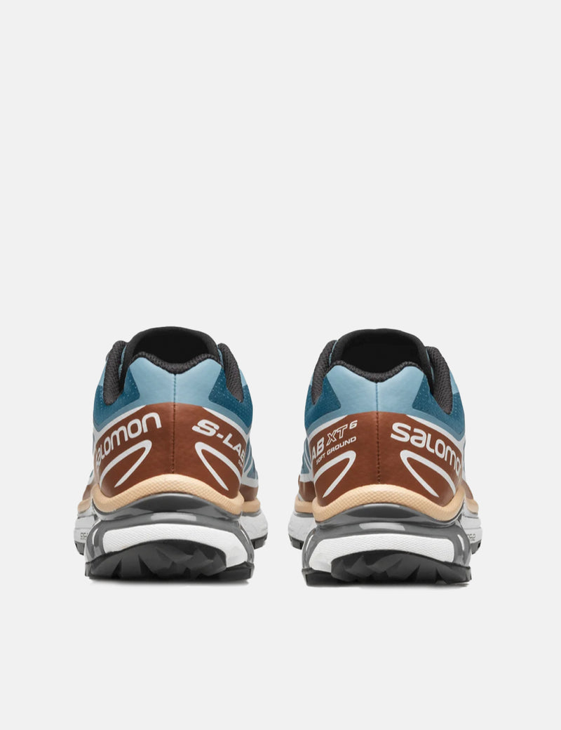 Salomon XT-6 Trainers - Aegean Blue/Tortoise Shell/Hazelnut