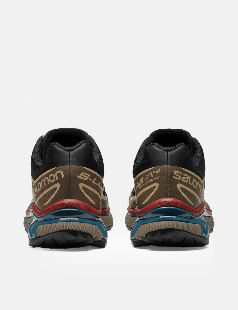 Salomon XT-6 Trainers - Black/Falcon Hide