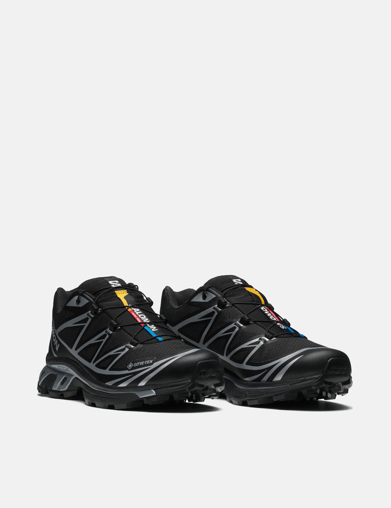 Salomon XT-6 Gore-Tex GTX Trainers - Black/Black/Ftw Silver