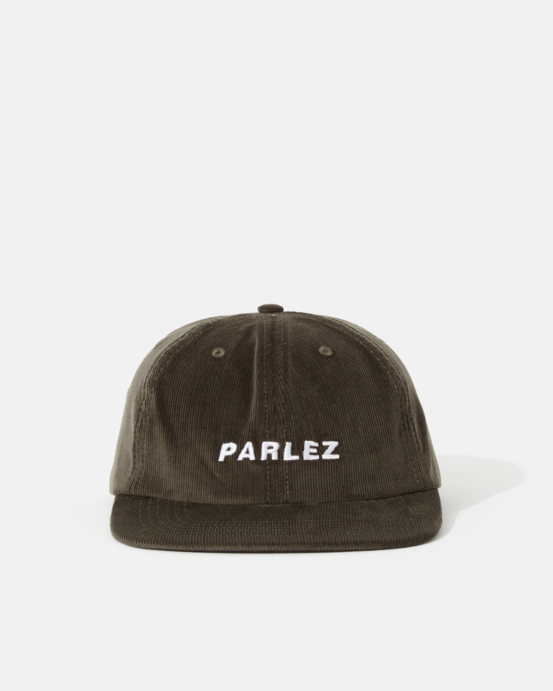 Parlez Ladsun Cord 6 Panel Cap - Khaki