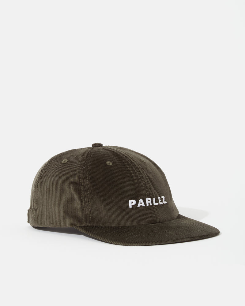 Parlez Ladsun Cord 6 Panel Cap - Khaki