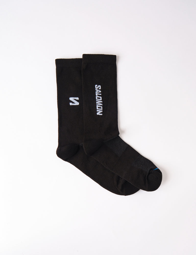 Salomon 365 Crew Socks - Black/White